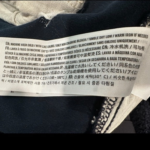 Hollister Men’s Jogger Shorts | Navy Blue | Size Large | Stretch Cotton - Picture 8 of 9